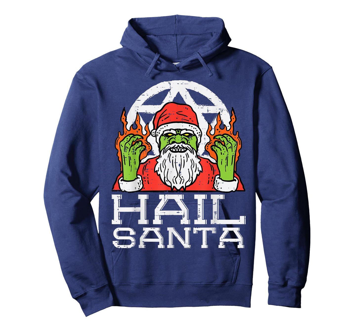 Hail Santa Funny Christmas Xmas Satanism Men Women Kids T-Shirt