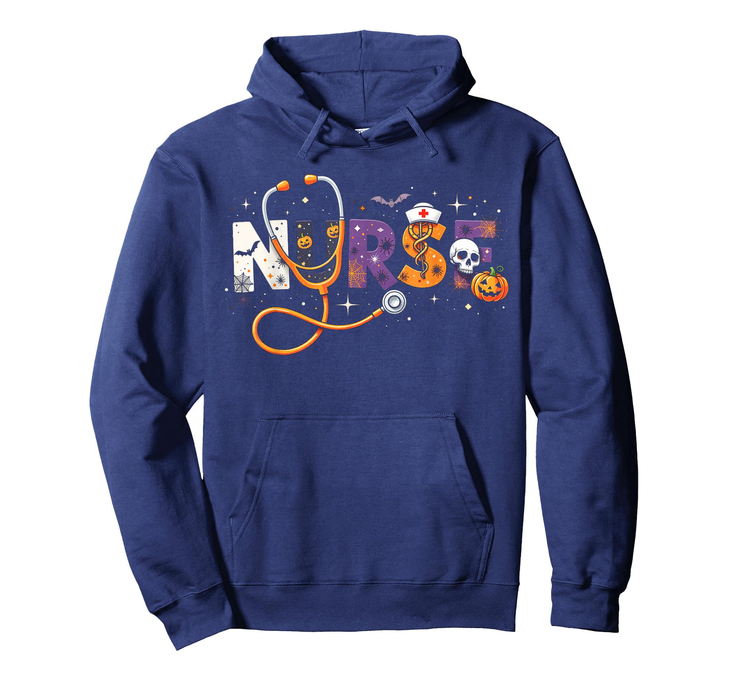 Halloween Nurse 2025 Funny Letter Nursing School Life Fall T-Shirt