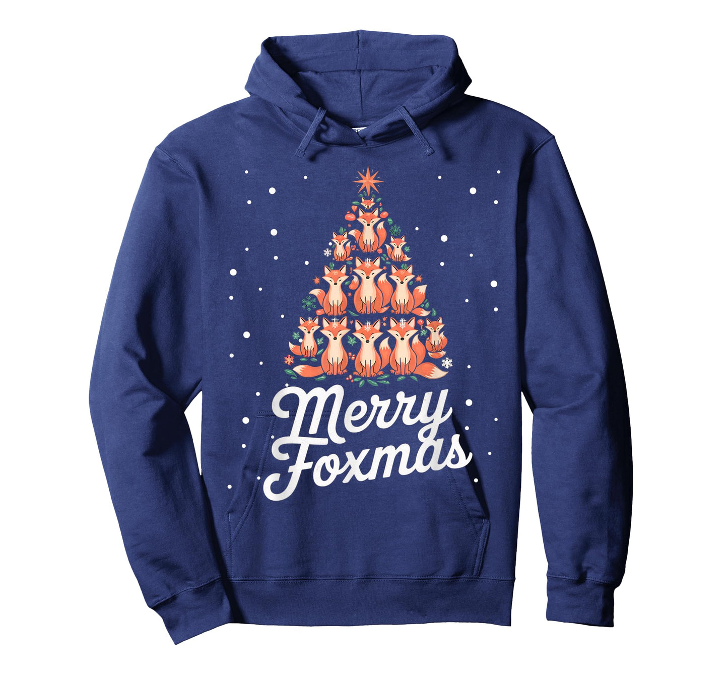 Fox Xmas Tree Foxes Christmas Tree Merry Foxmas T-Shirt