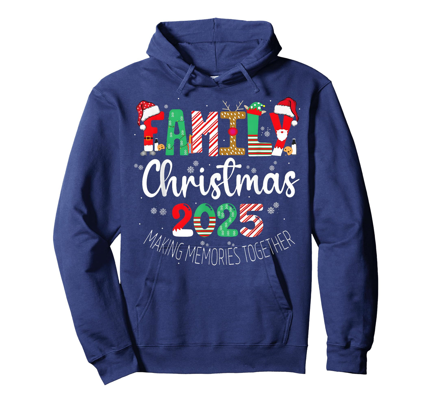 Christmas 2025 Family Making Memories Together Santa Candy T-Shirt