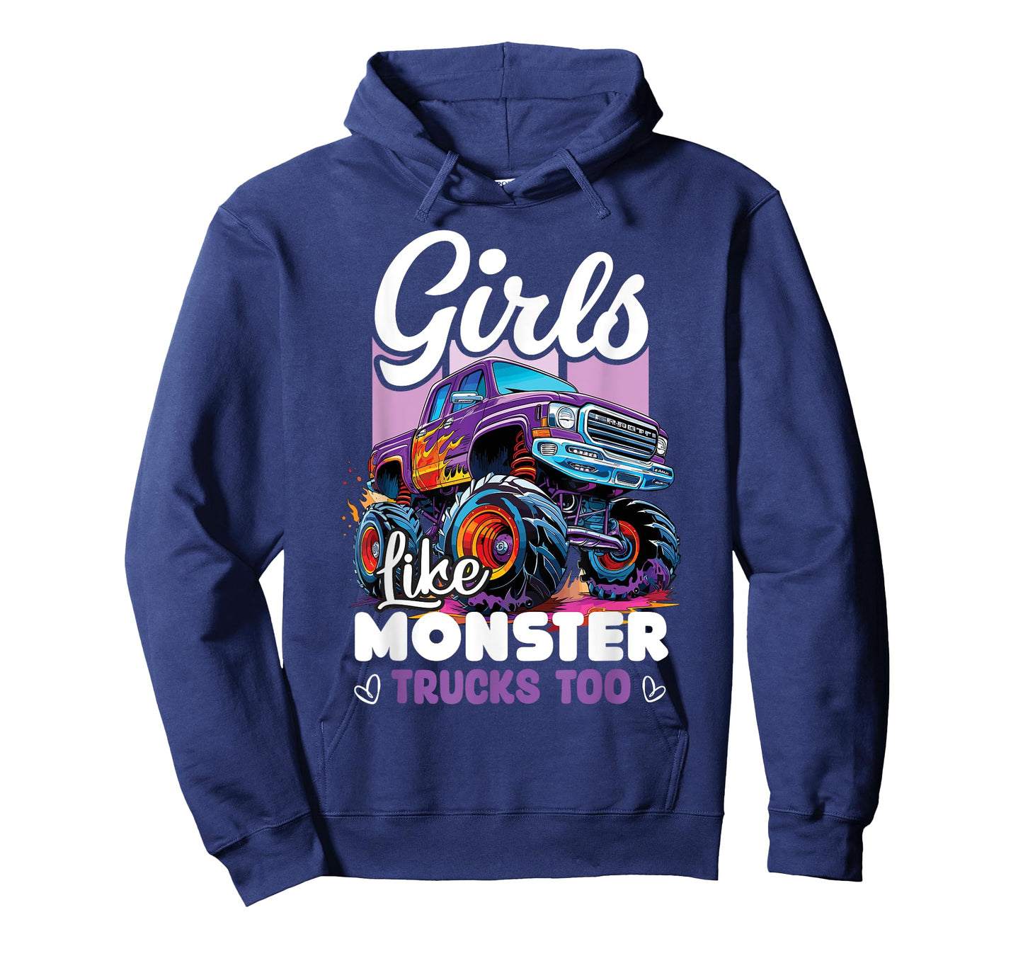 Cute Monster Truck Girls Like Monster Trucks Too T-Shirt