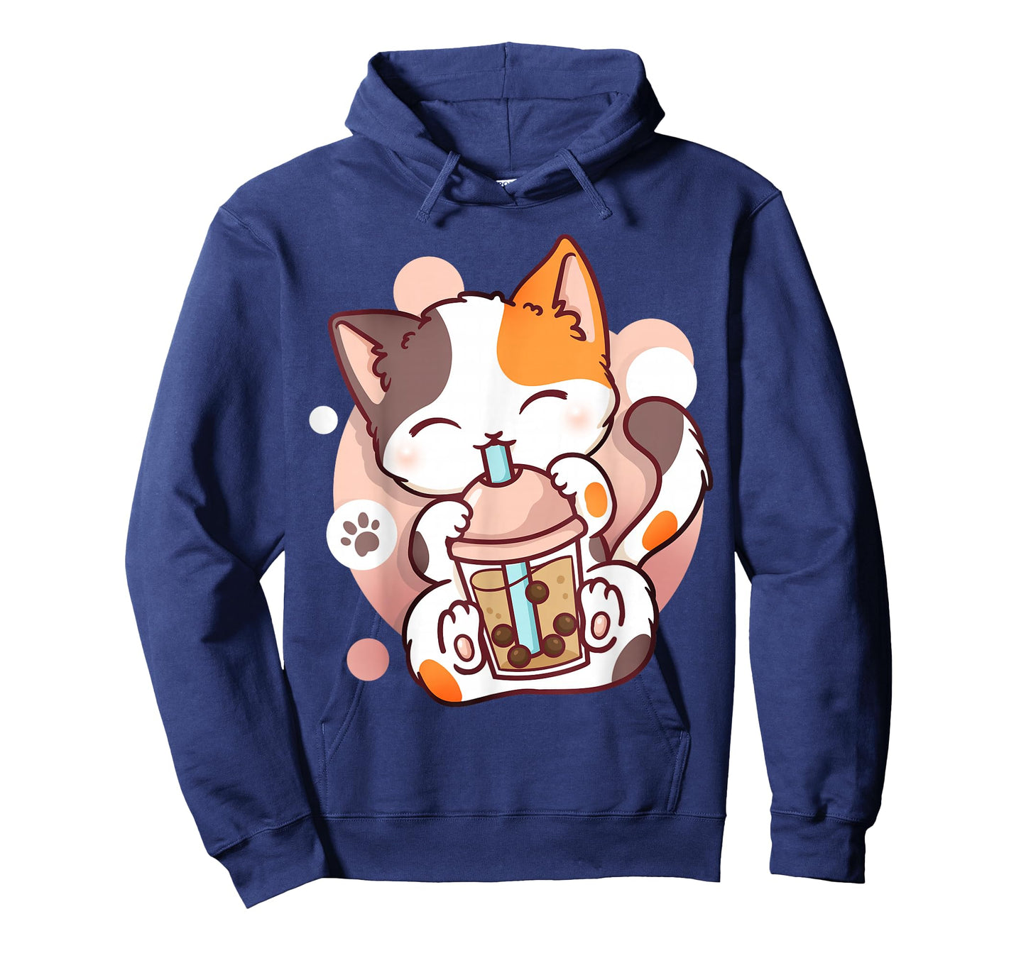 Cat Boba Tea Bubble Tea Anime Kawaii Neko T-Shirt Small