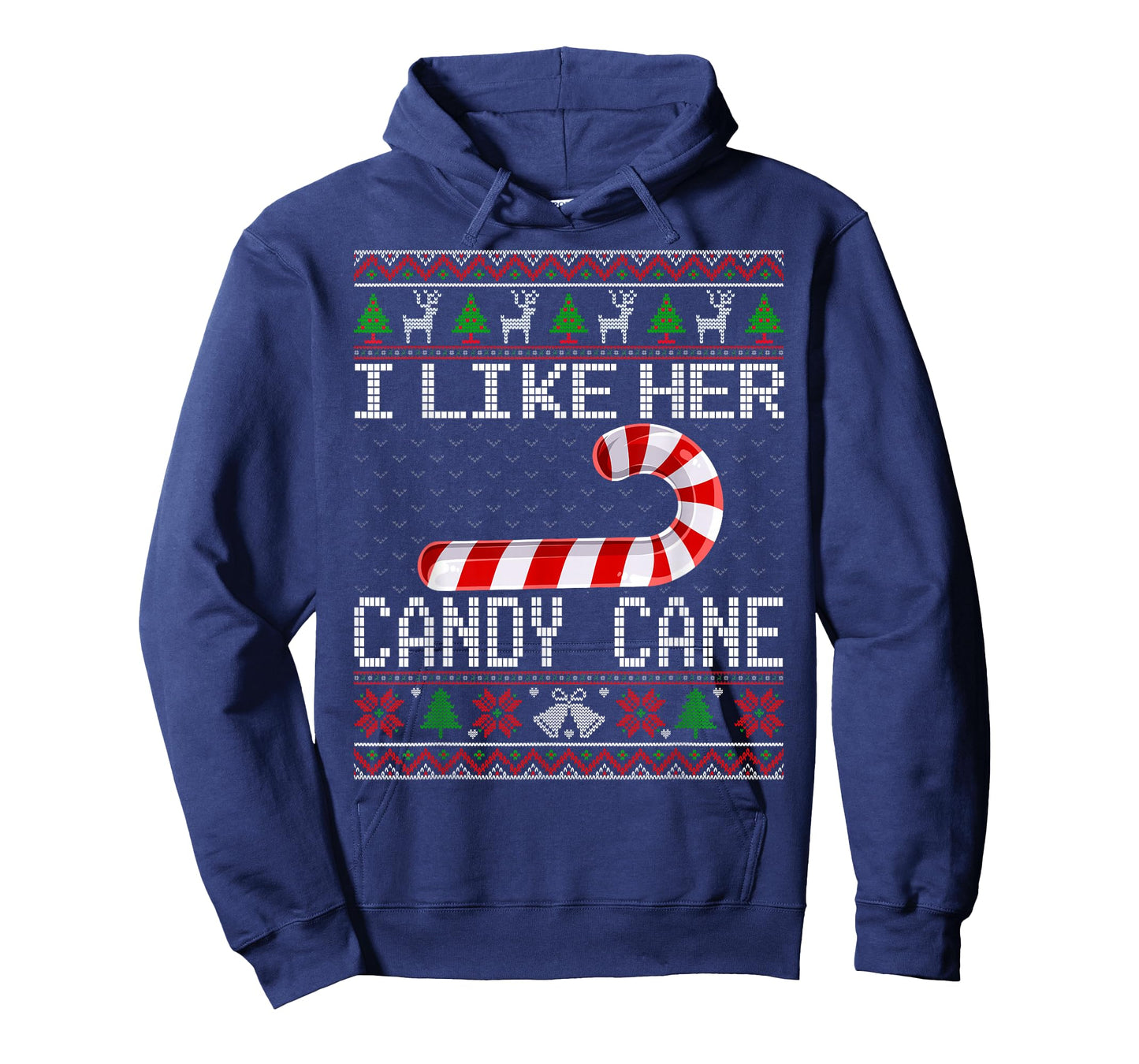 I Like His Candy Cane Girlfriend Ugly Christmas Sweater Xmas T-Shirt