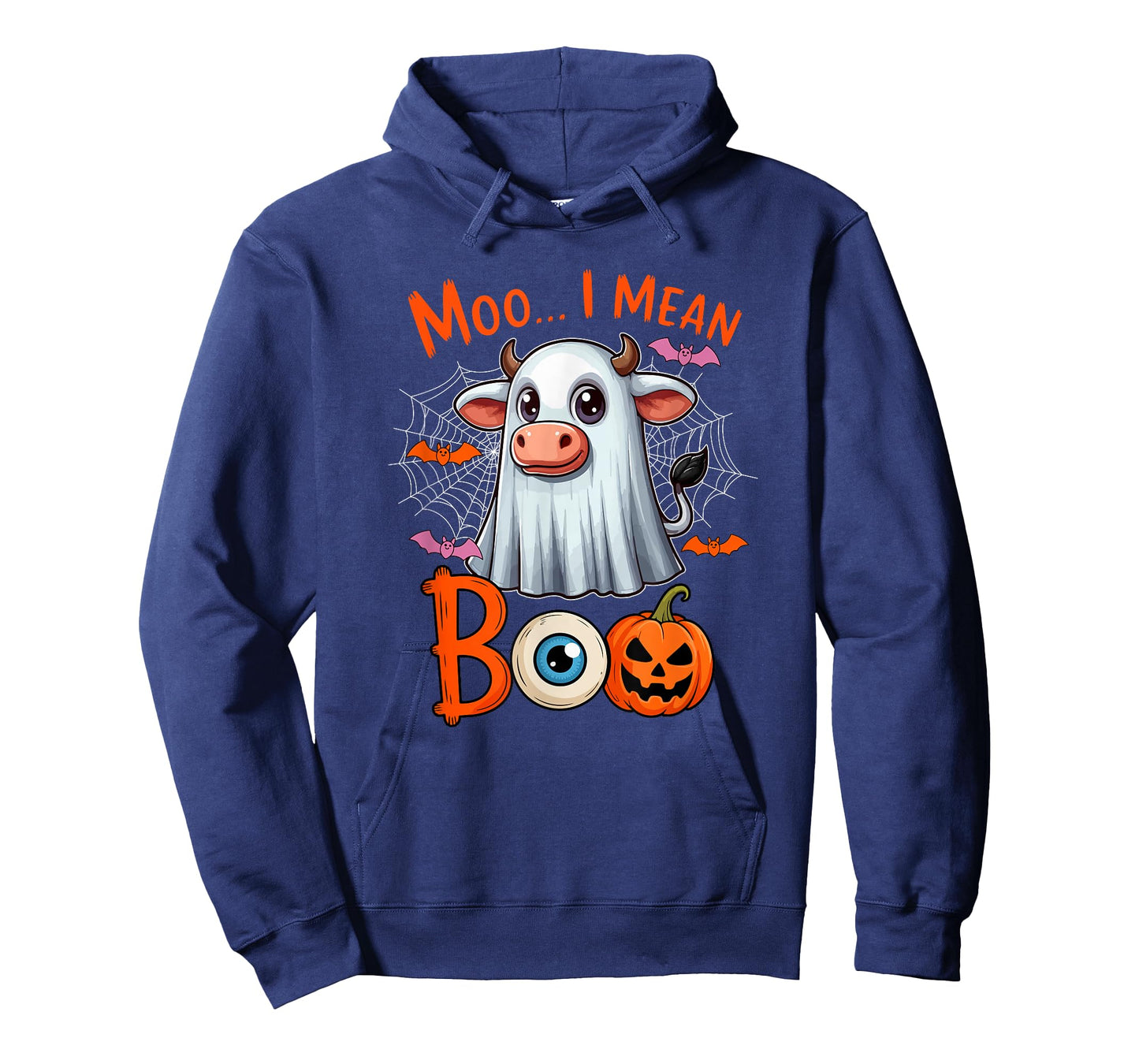 Moo... I Mean Boo Halloween Farmer Cow Cosplay Boo Ghost T-Shirt