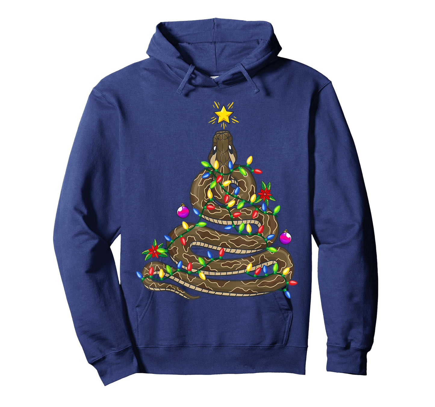 Python Christmas Tree Snake Animal T-Shirt