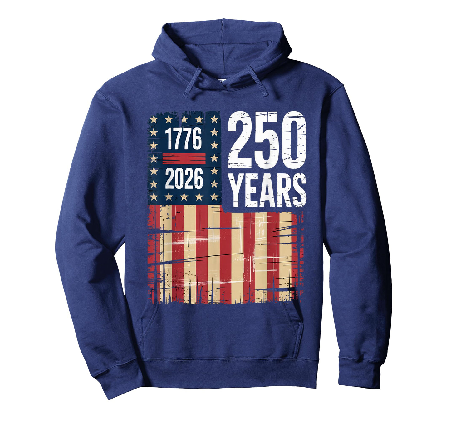 1776 2026 250 Years Anniversary Distressed US Flag Shirt T-Shirt