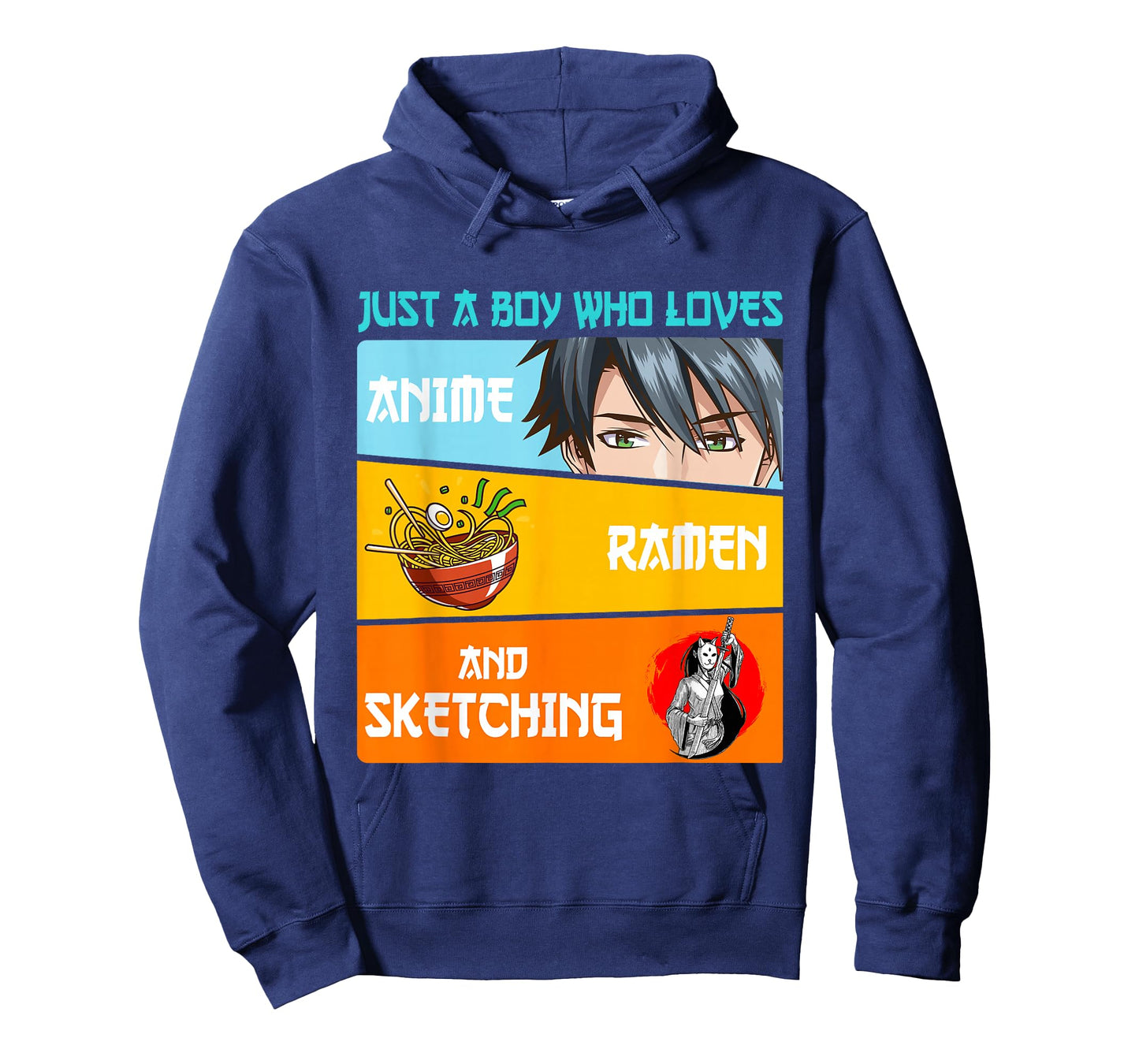 Just A Boy Who Loves Anime Ramen and Sketching Japan Anime T-Shirt