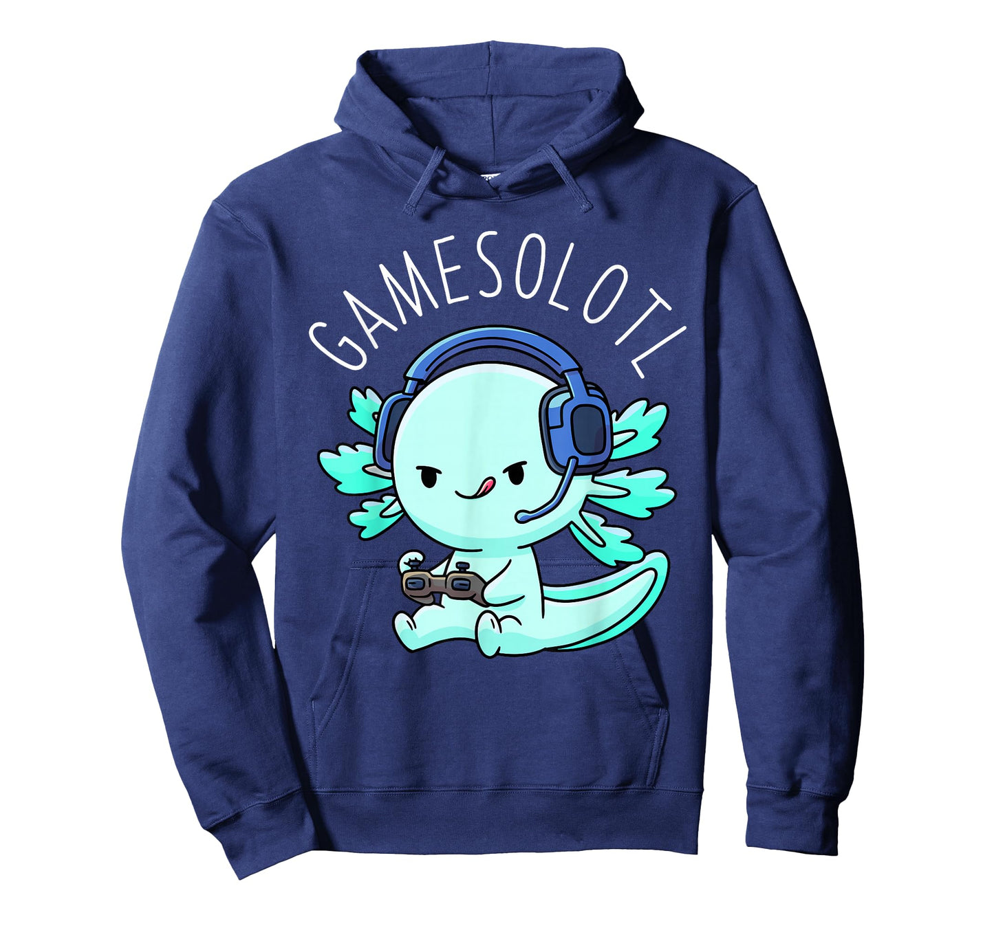 Gamesolotl Axolotl Gamer Anime Gifts Kawaii Boys Girls T-Shirt Small