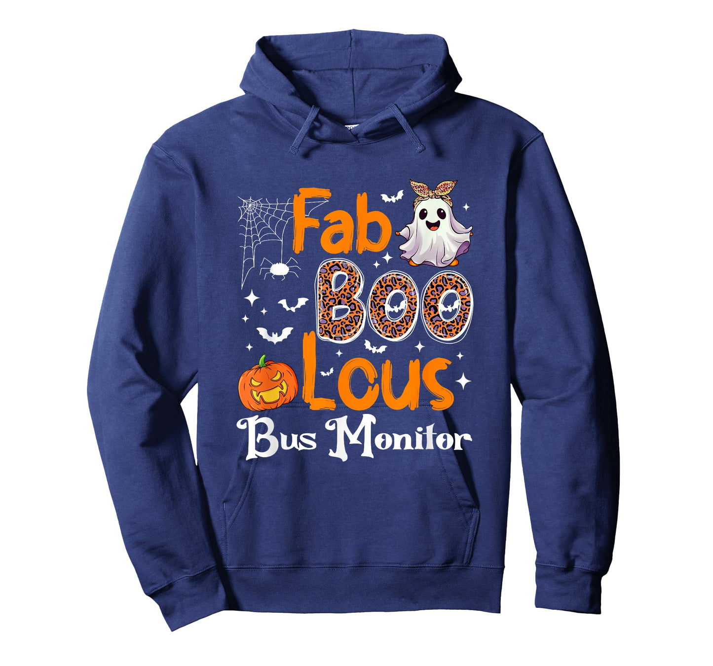 Fab Boo Lous Bus Monitor Pumpkin Halloween T-Shirt