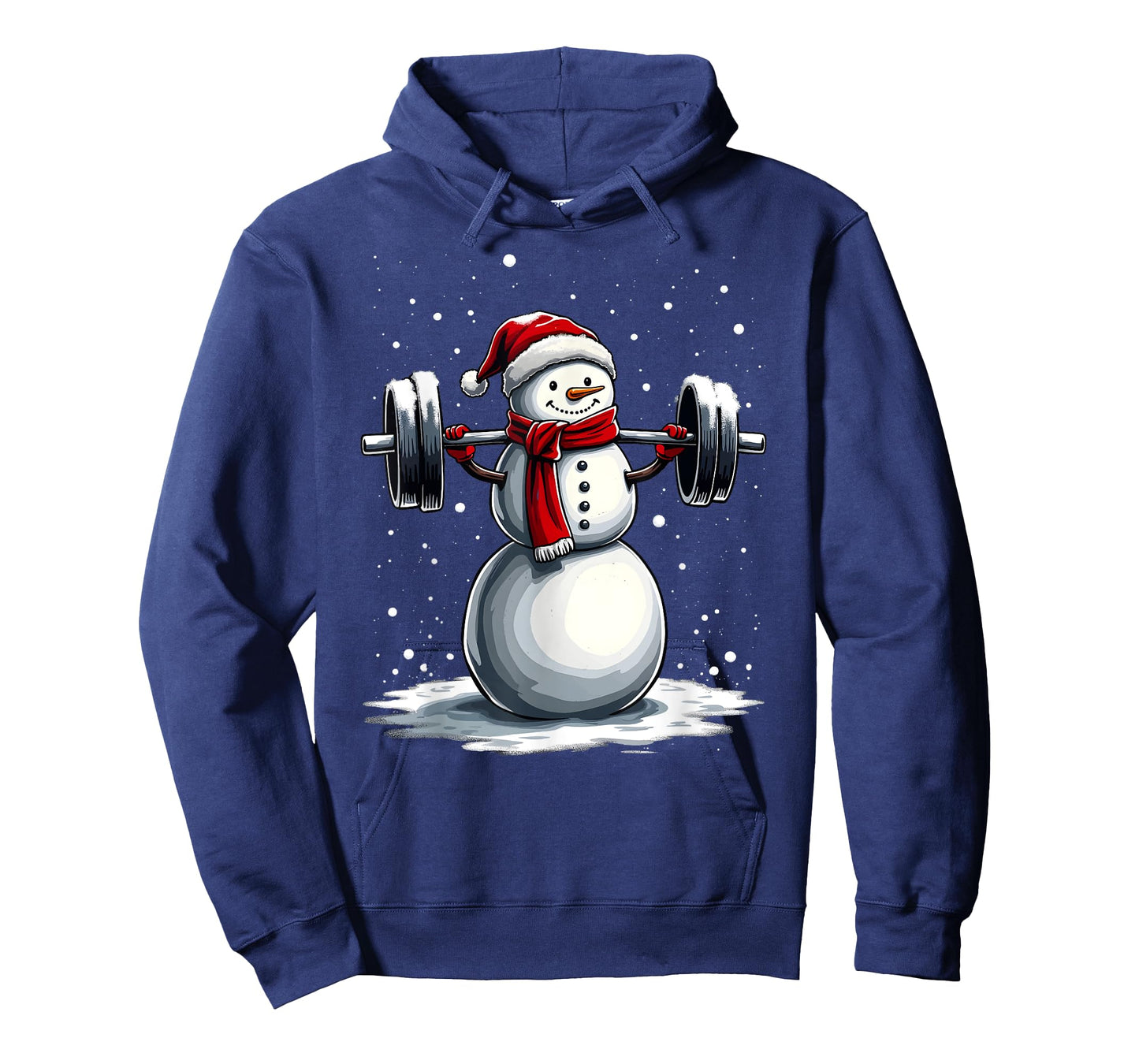 Christmas Snowman Deadlift Xmas Weightlift Gym Men Women T-Shirt