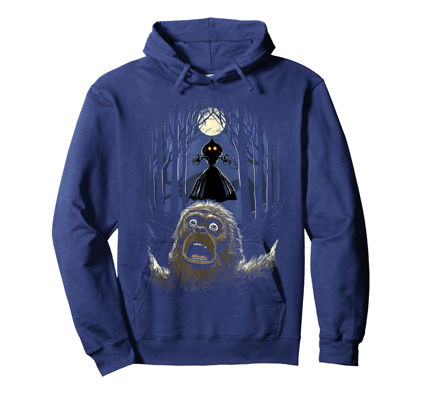 Scared Bigfoot Selfie Bigfoot Flatwoods Monster Cryptid T-Shirt