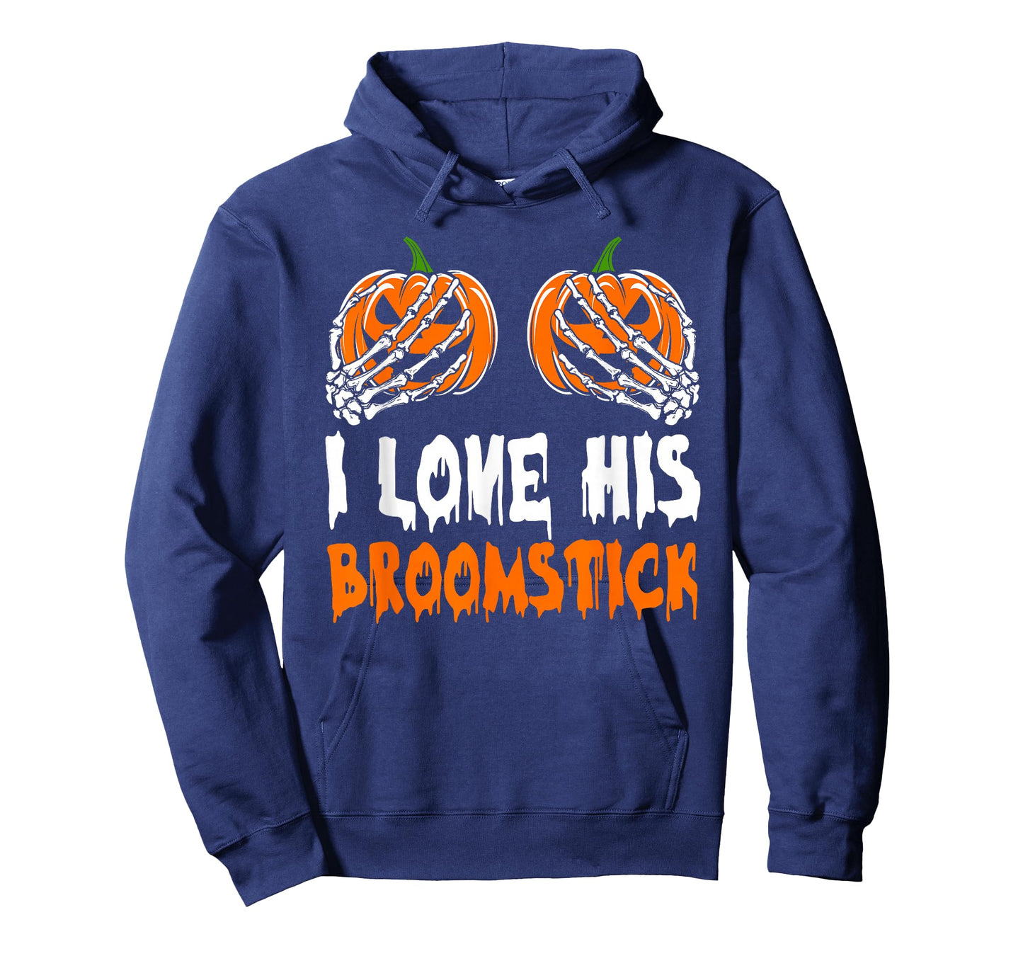 I Like His Broomstick I Like Her Pumpkins Halloween Couples T-Shirt