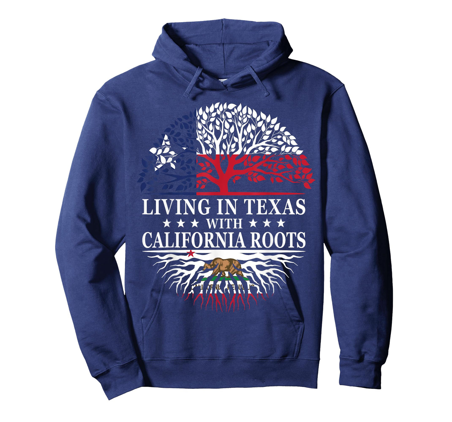 Living in Texas With California Roots T-Shirt
