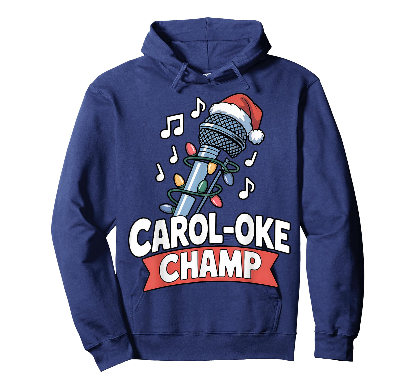 Carol-Oke Champ Funny Karaoke Christmas Singer Holiday T-Shirt