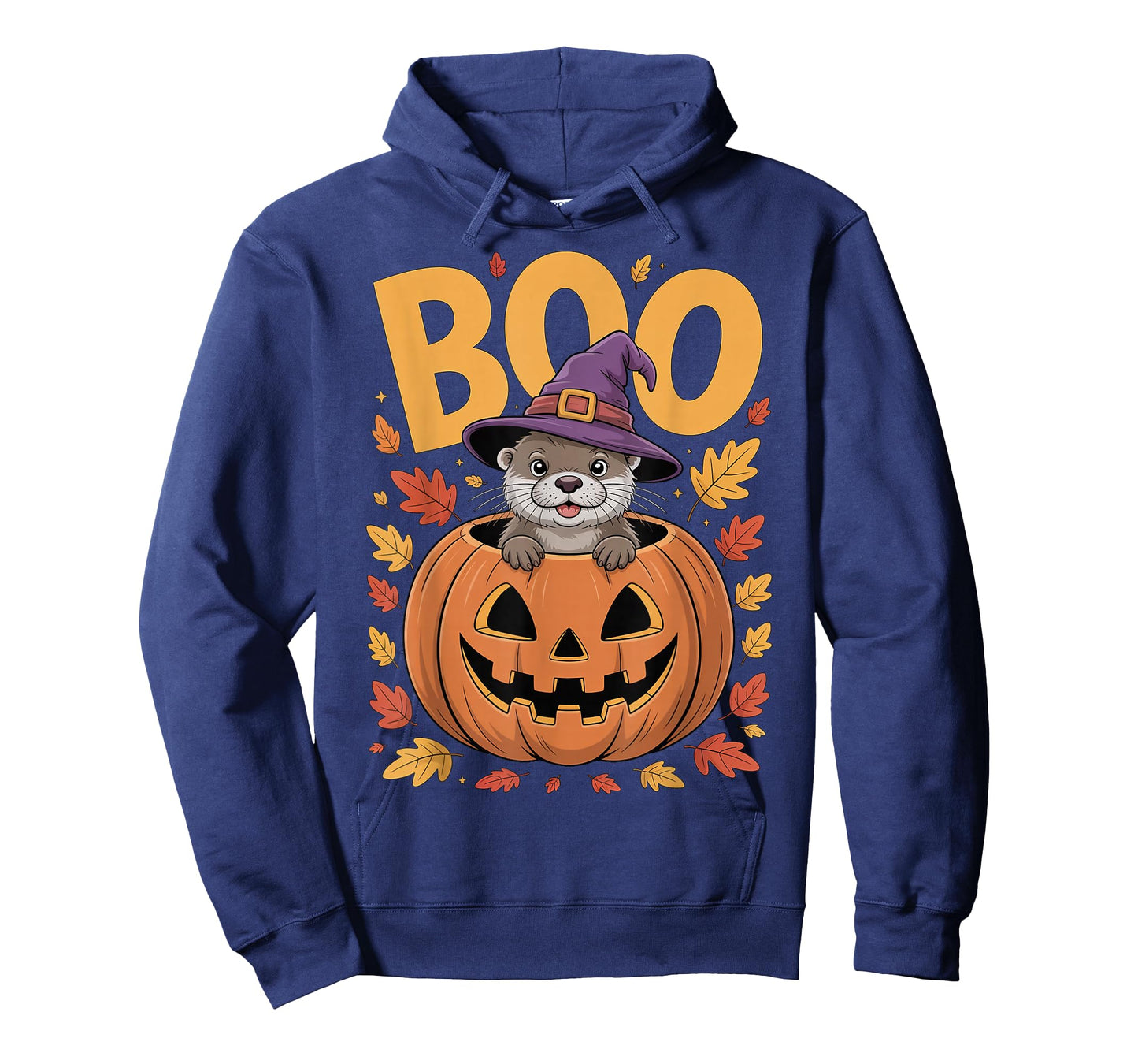 Otter Costume on Pumpkin Halloween Otter T-Shirt