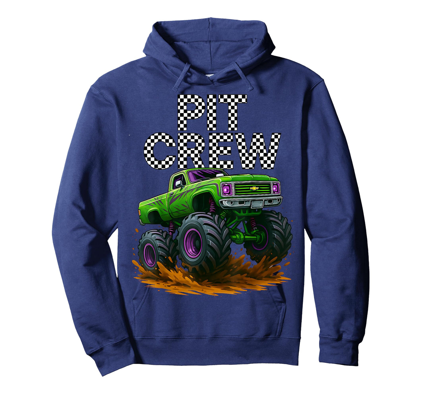 Monster Truck Pit Crew Family Matching Birthday Party T-Shirt