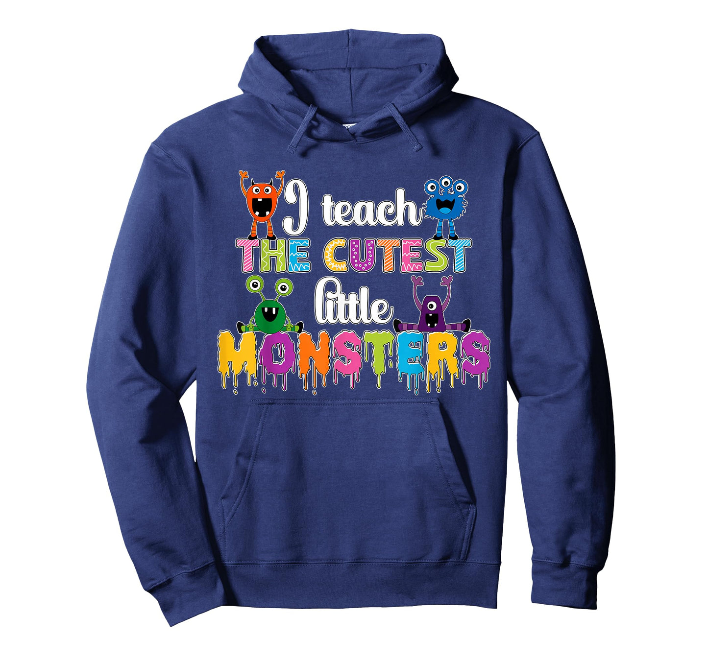 I Teach The Cutest Little Monsters Teacher Halloween Outfit T-Shirt