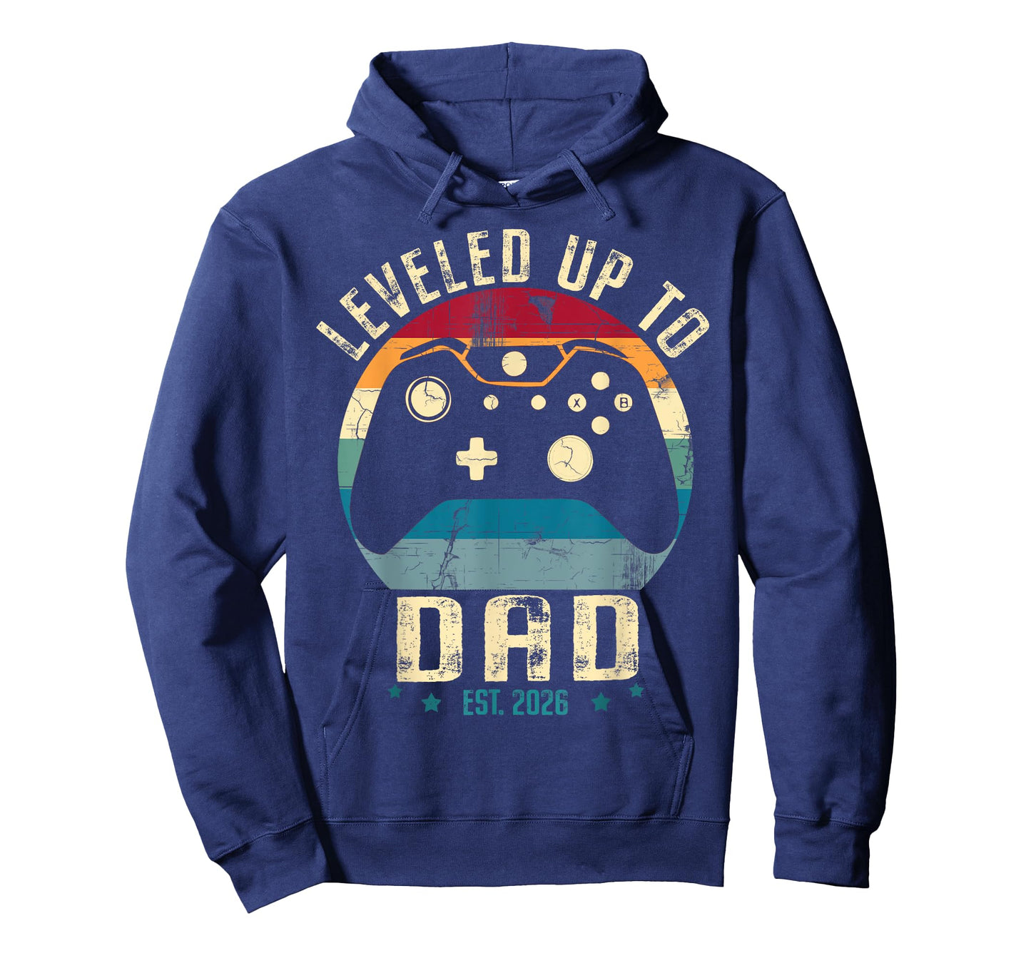 I Leveled Up to Dad 2026 Promoted to Daddy Soon to Be Father T-Shirt