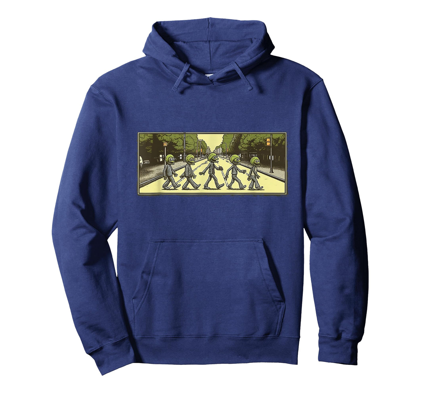 5 Aliens Crossing Abby Road T-Shirt