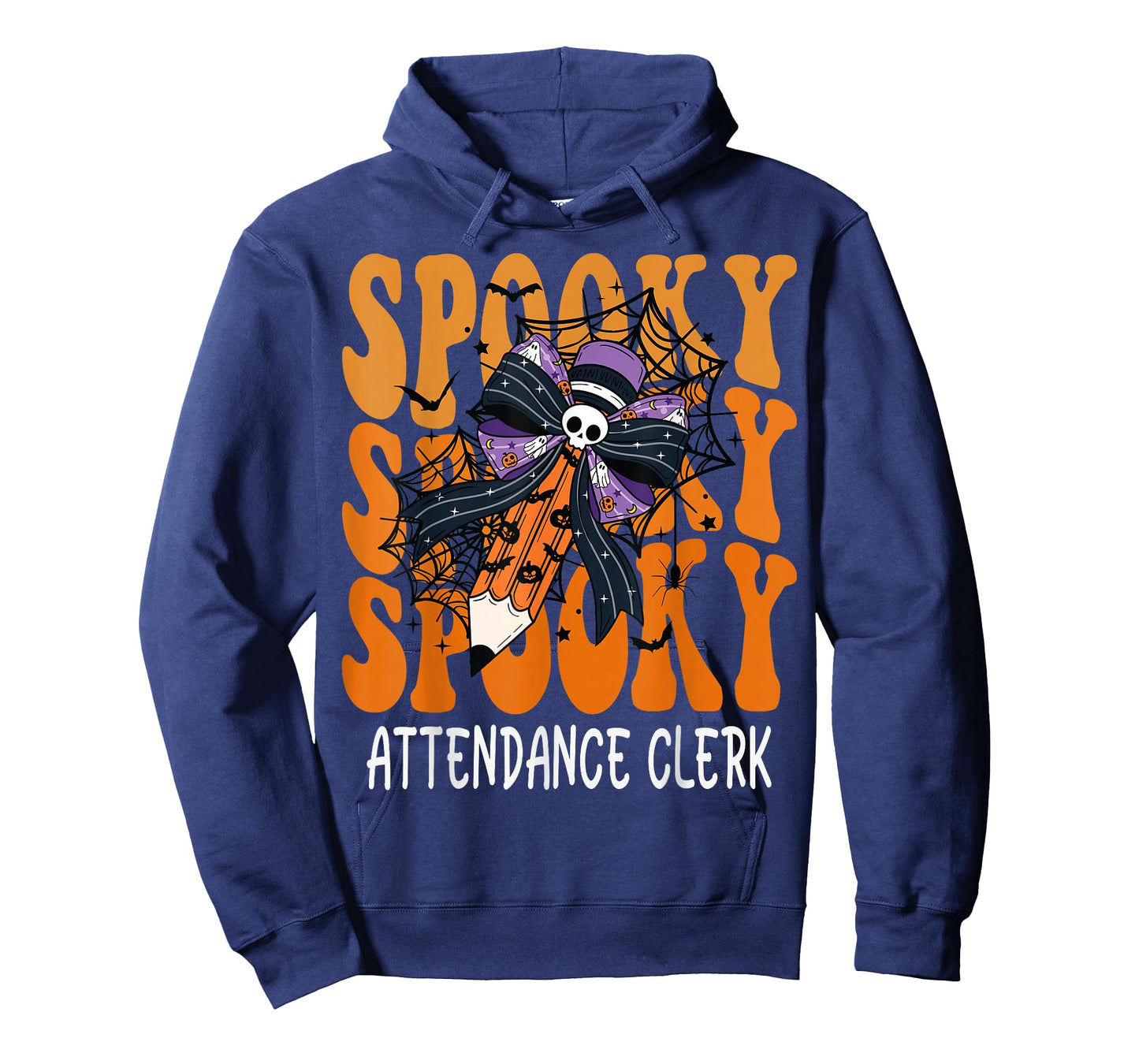 Spooky Attendance Clerk Halloween School T-Shirt