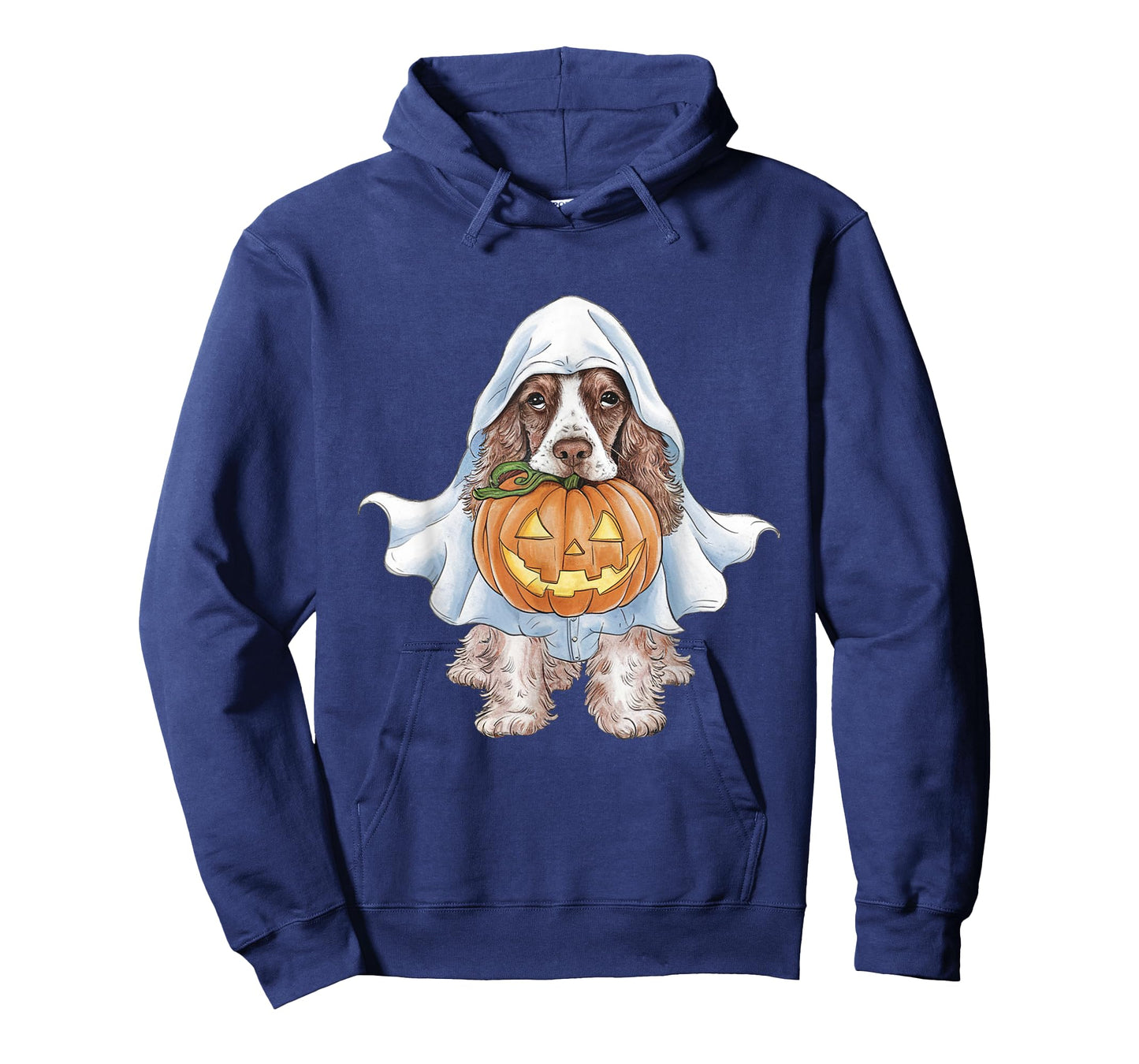 Cocker Spaniel Ghost Dog Halloween Men Women Kids T-Shirt