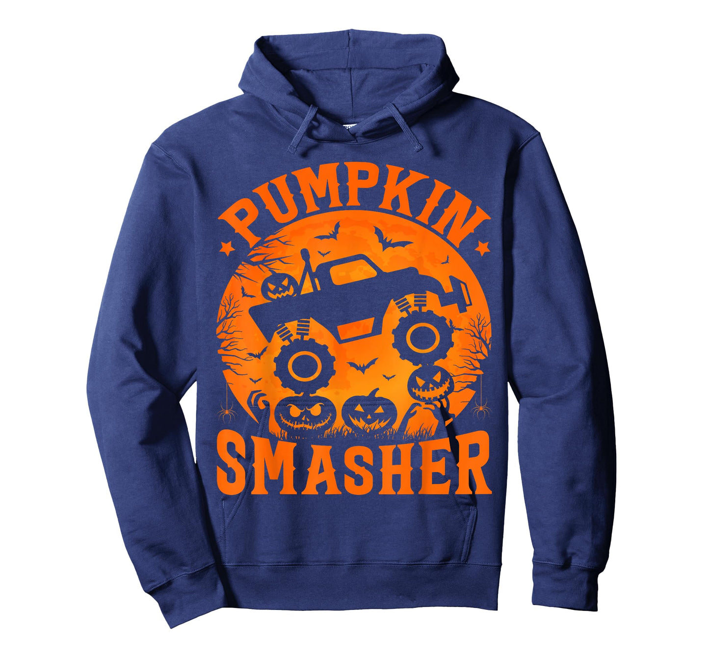 Pumpkin Smasher Halloween Kids Monster Truck Halloween Boy T-Shirt
