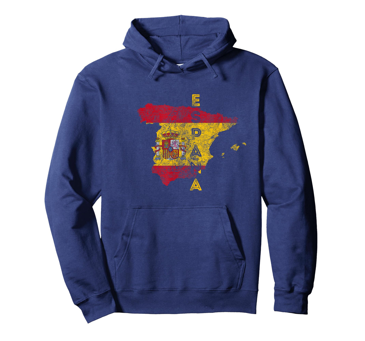 Spanish Map and Flag Souvenir - Distressed Espana T-Shirt