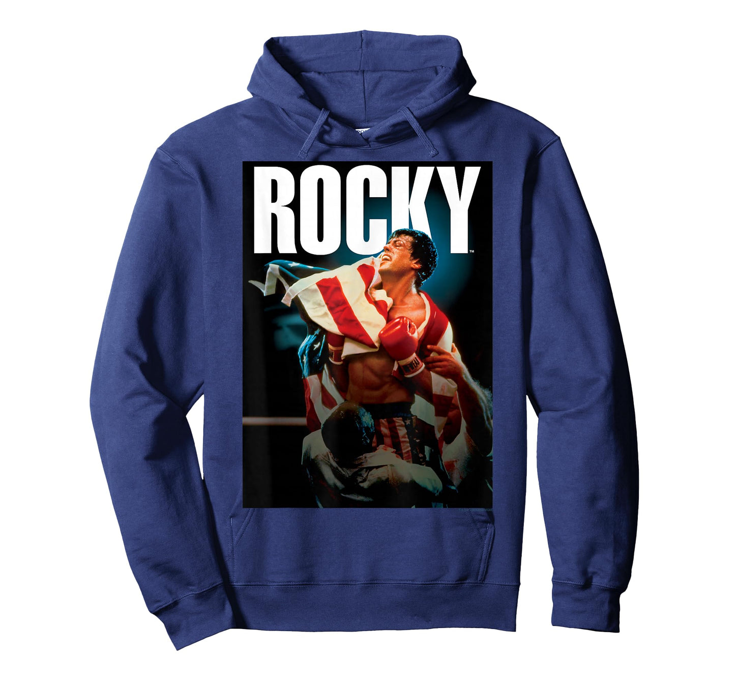 Rocky IV American Flag Portrait T-Shirt Small