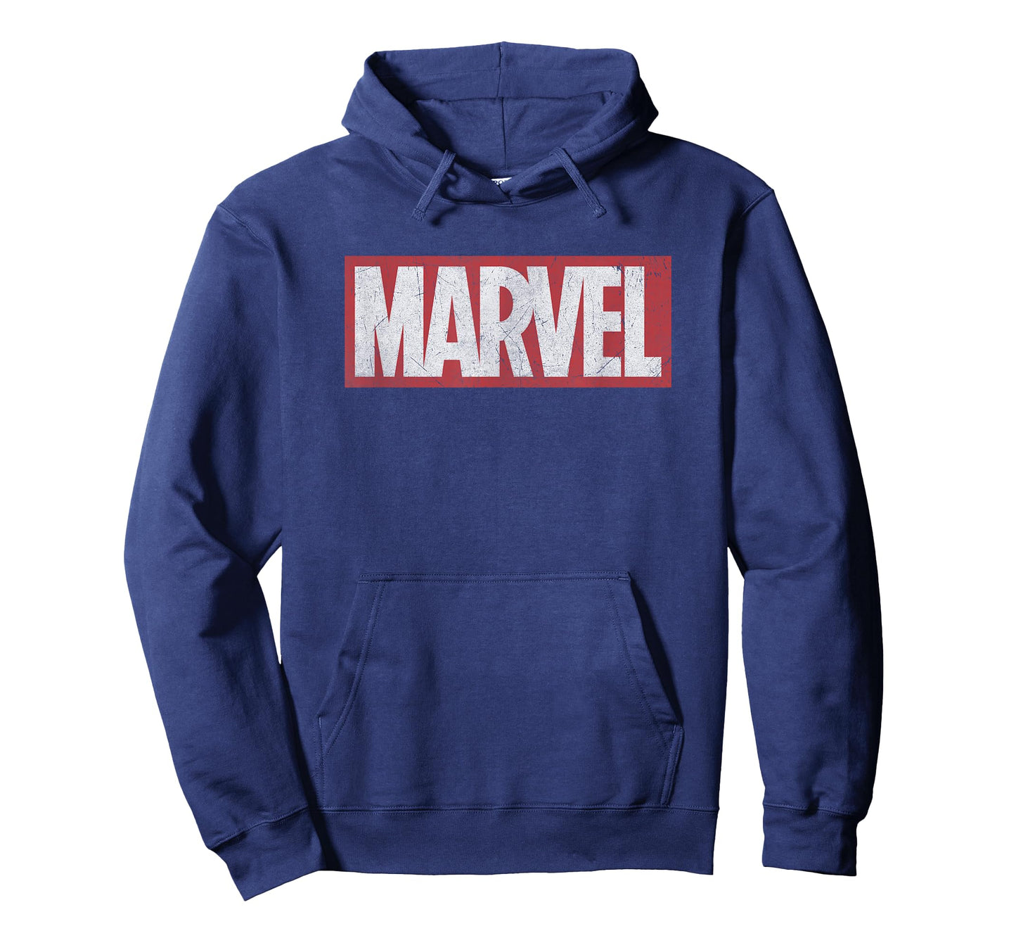 Marvel Universe Classic Distressed Red Title Logo T-Shirt