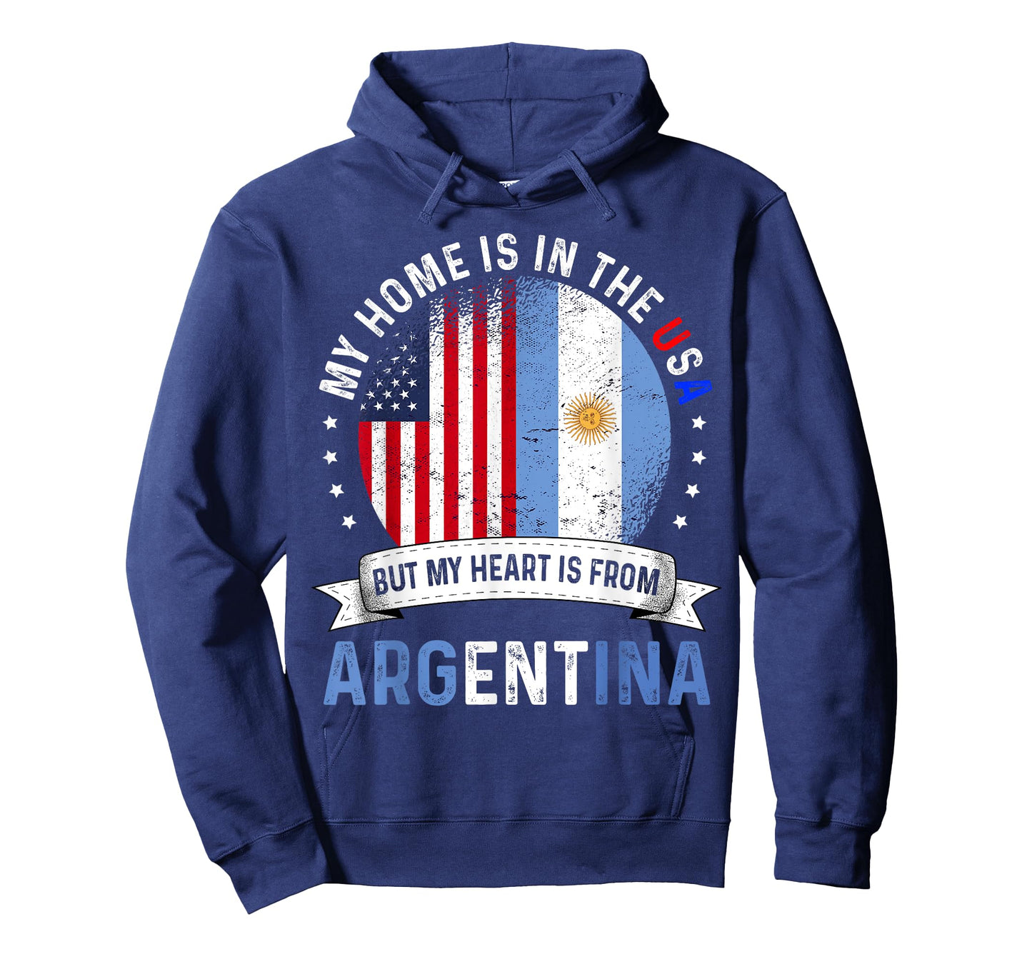 Argentinian American Patriot Heart is from Argentina Flag T-Shirt