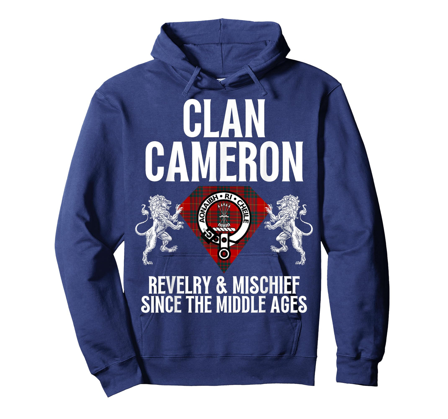 HighlandFour Cameron Clan Scottish Name Coat Of Arms Tartan Family Party T-Shirt