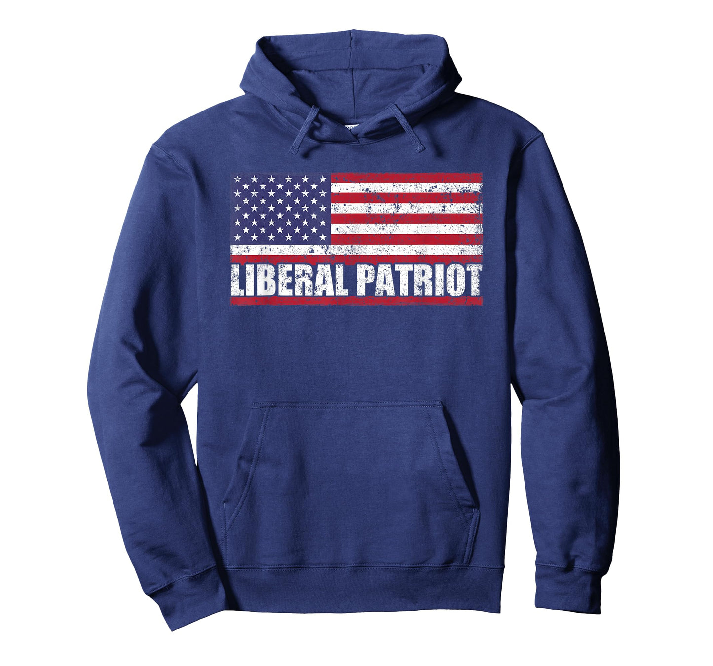 Liberal Patriot USA Flag Patriotic Proud American T-Shirt for Women Men