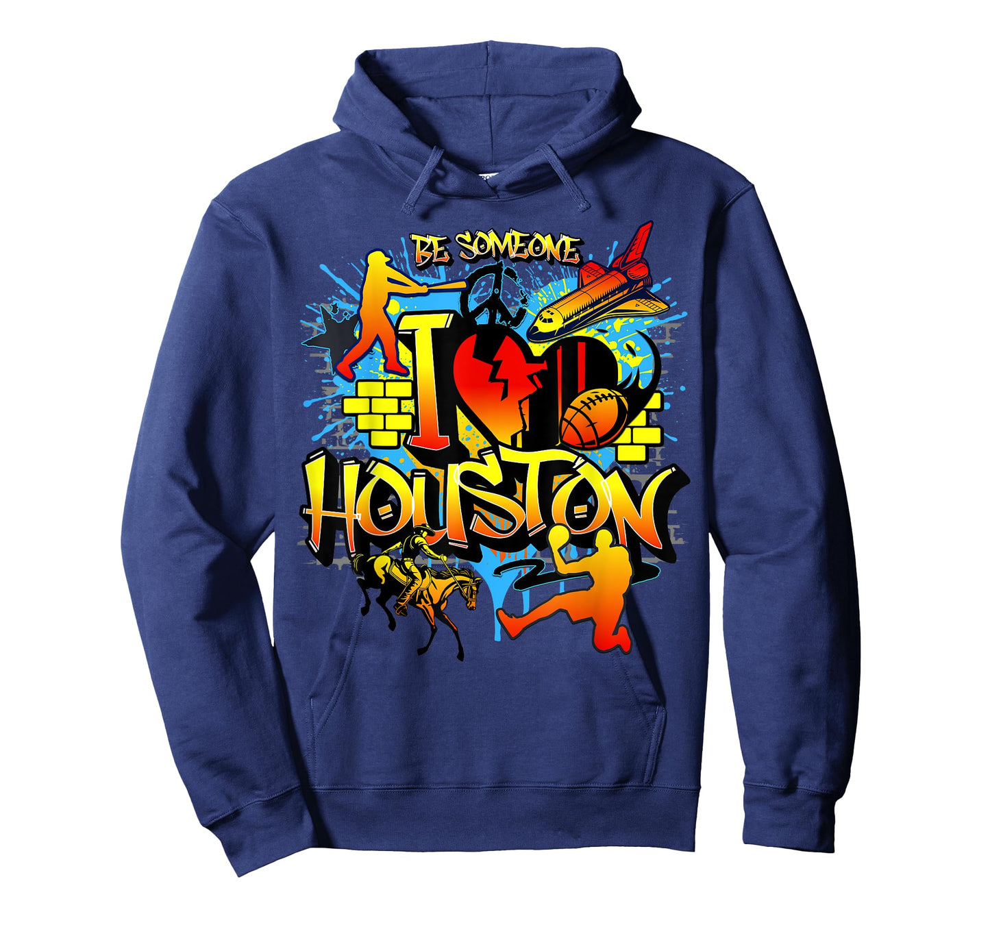 I Love Houston Texas Space City Houston Be Someone Houston T-Shirt