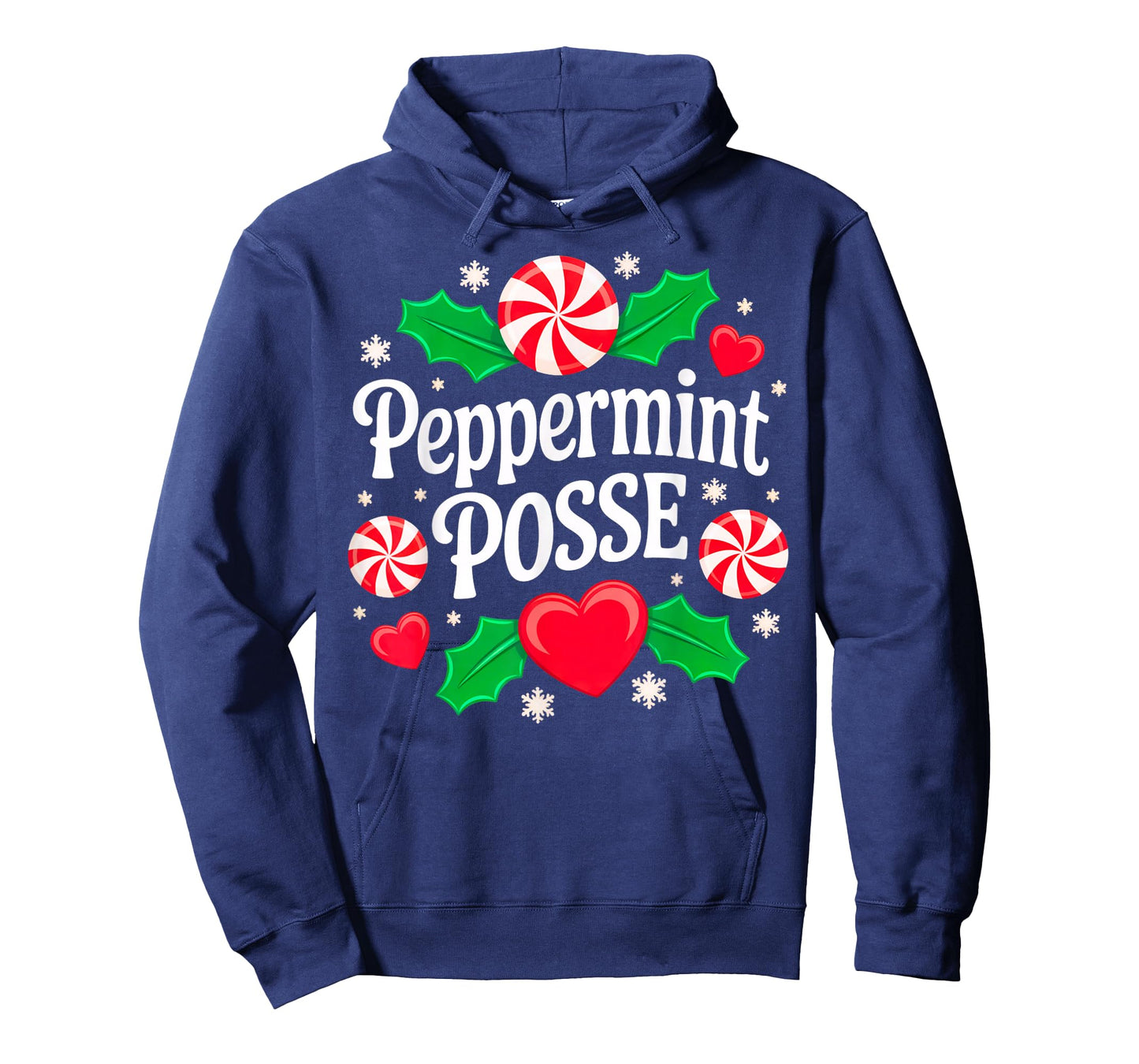 Funny Peppermint Posse Christmas Candy T-Shirt