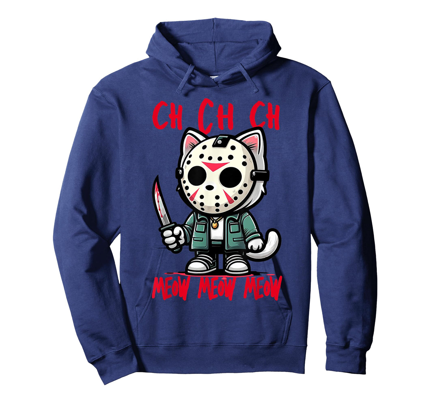 Ch Ch Ch Meow Meow Meow Friday Halloween Costume Funny Cat T-Shirt