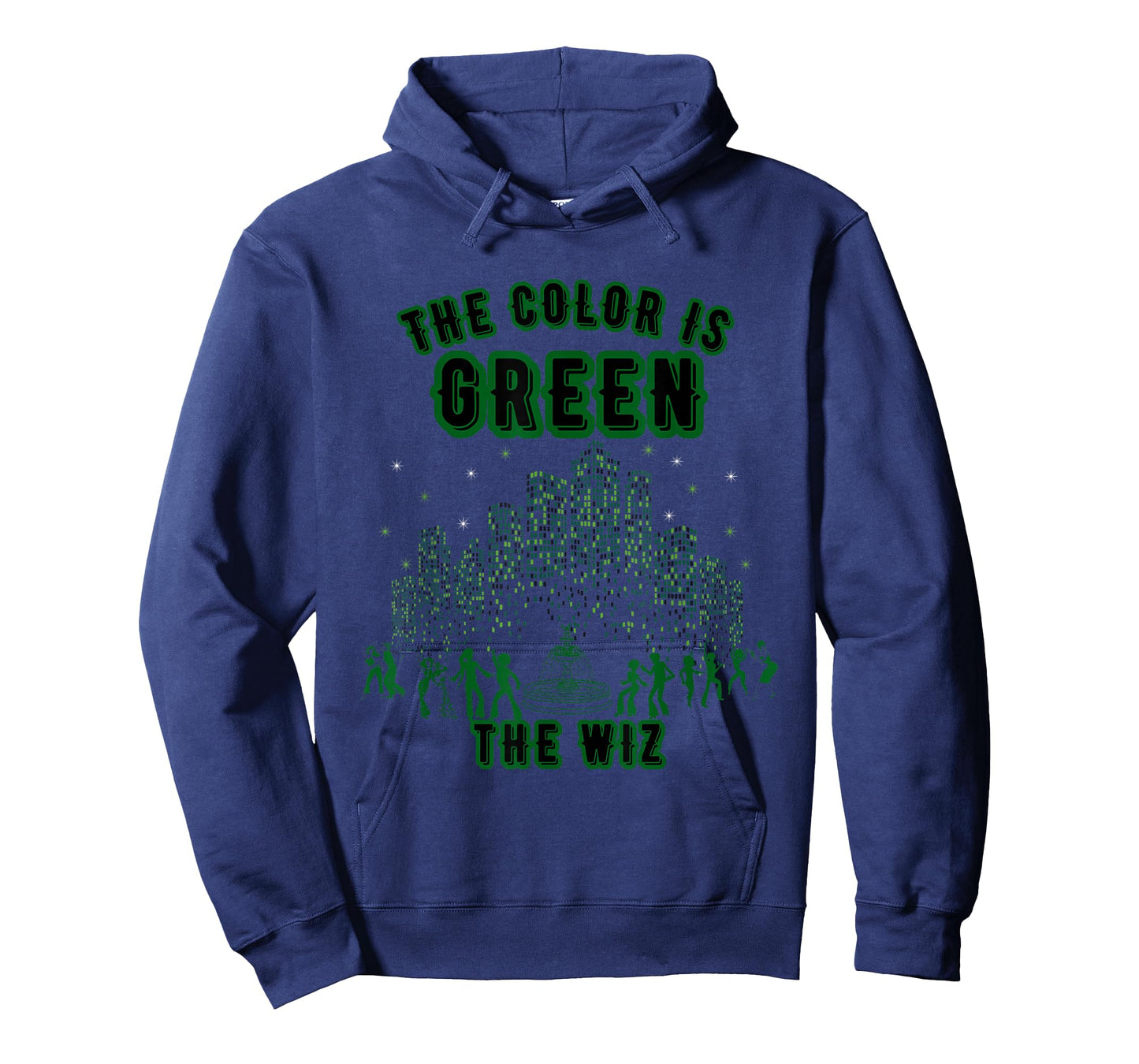 The Color is Green - The-Wiz Retro Graphic Casual T-Shirt