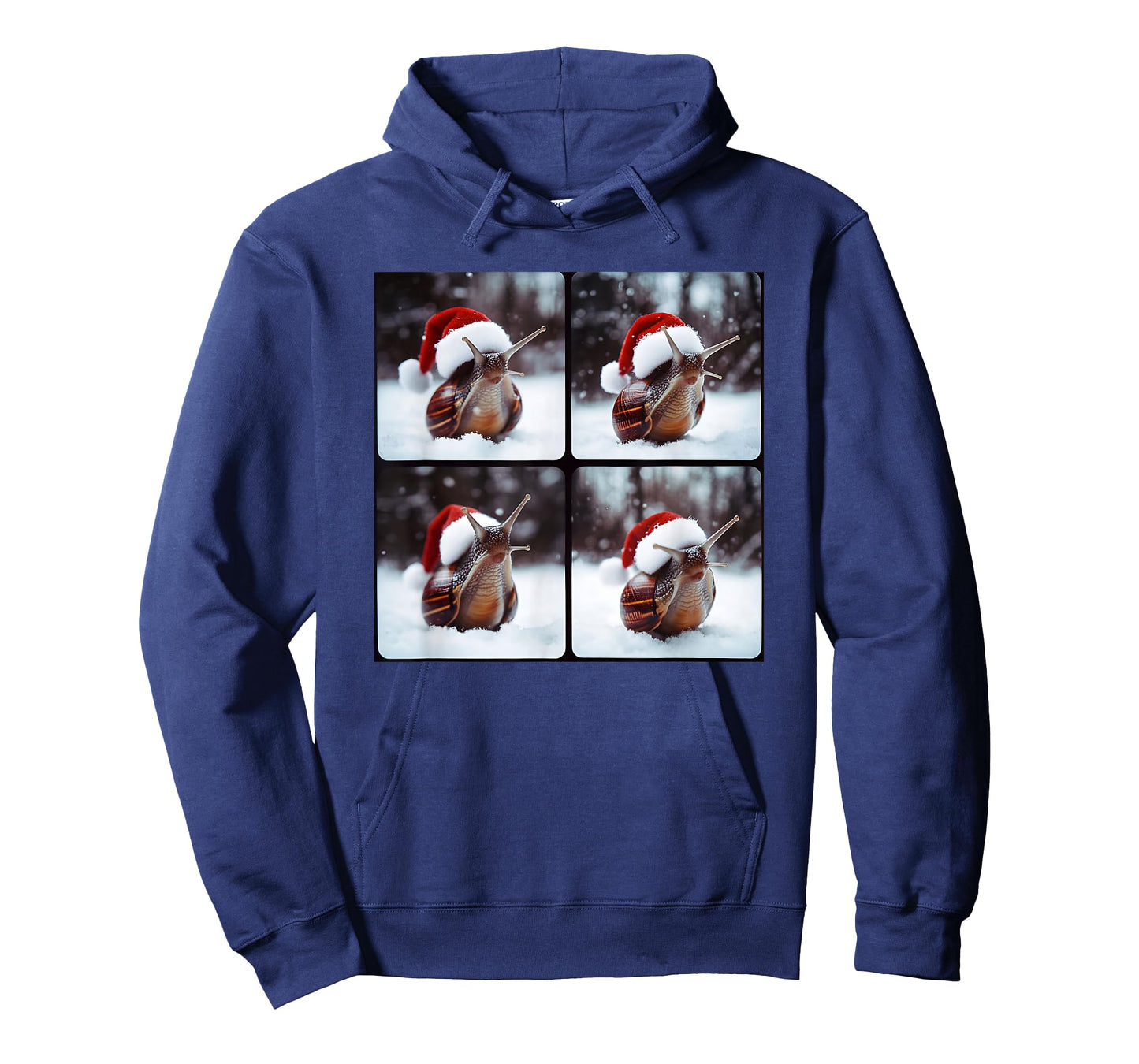 Funny Gastropod Christmas Snail Santa T-Shirt