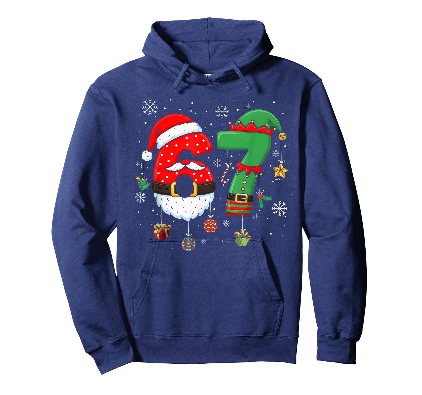 67 Christmas 6 7 Meme Pajamas Holiday Gen Alpha Slang T-Shirt