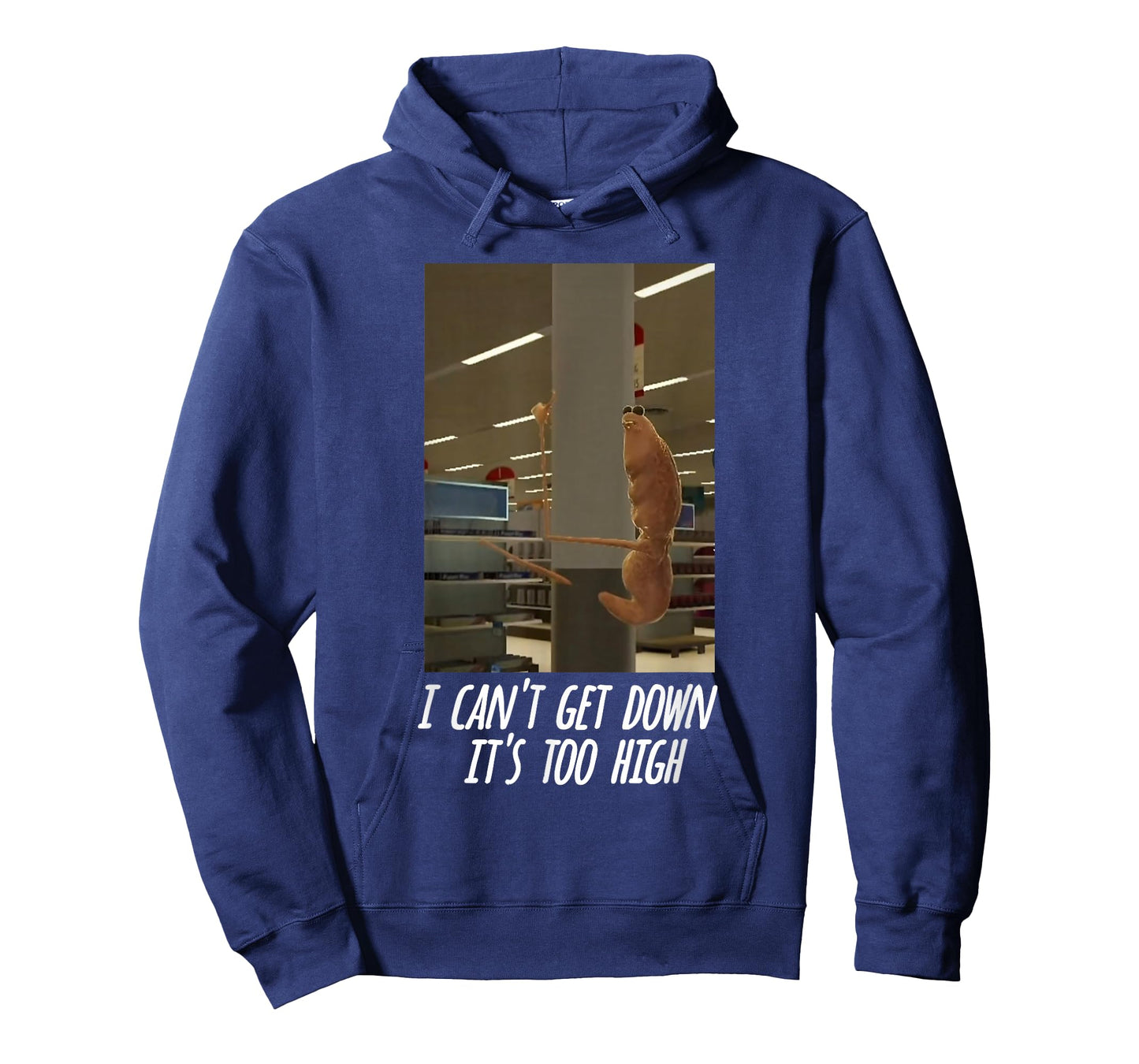 Marcus the Worm Stuck on Pole I Can’t Get Down It’s Too High T-Shirt