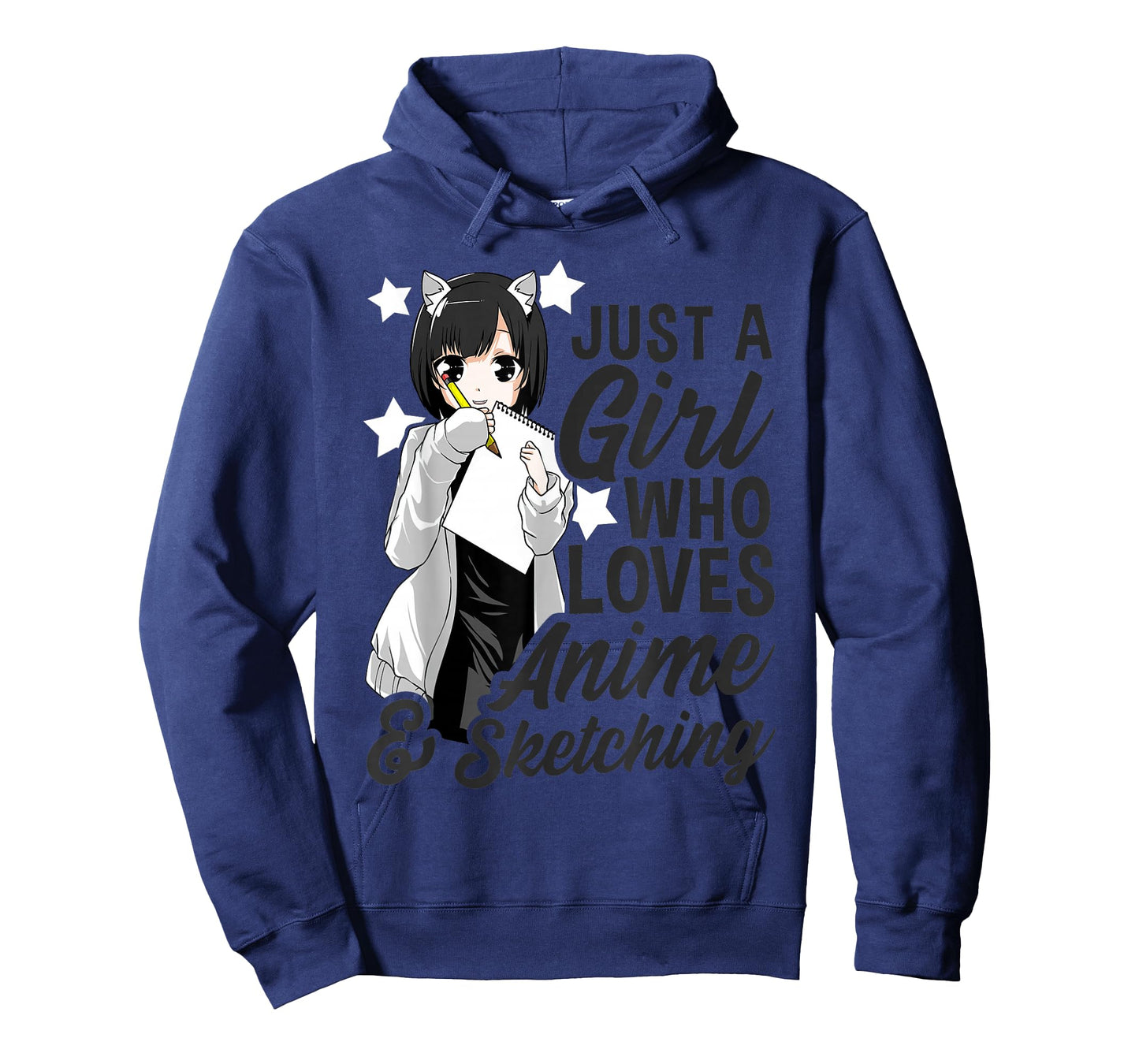 Just a Girl Who Loves Anime and Sketching Drawing T-Shirt