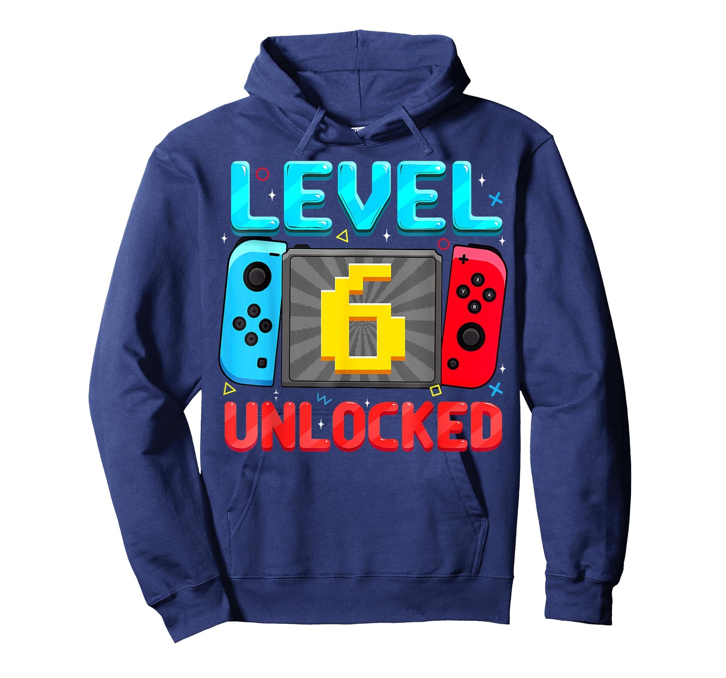 Level 6 Unlocked 6th Birthday Boy Gamer Six Year Old Gift T-Shirt