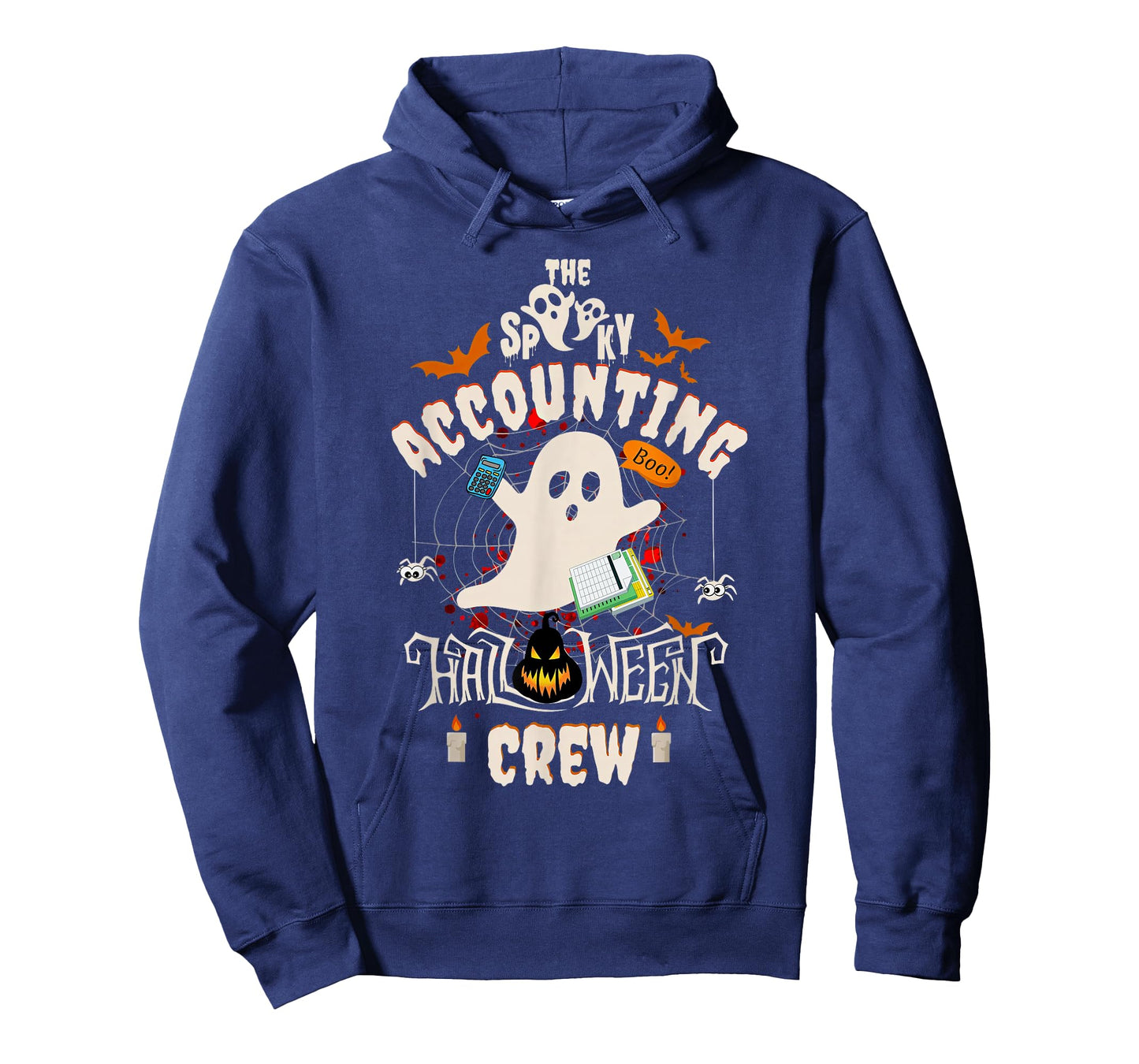 Spooky Accounting Halloween Crew Bookkeeper Accountant Ghost T-Shirt