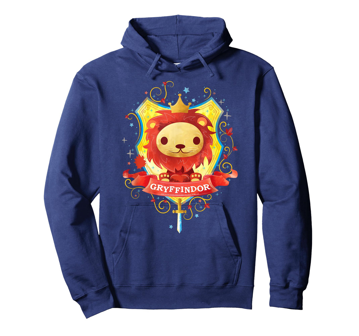 Harry Potter Watercolor Gryffindor Crest T-Shirt