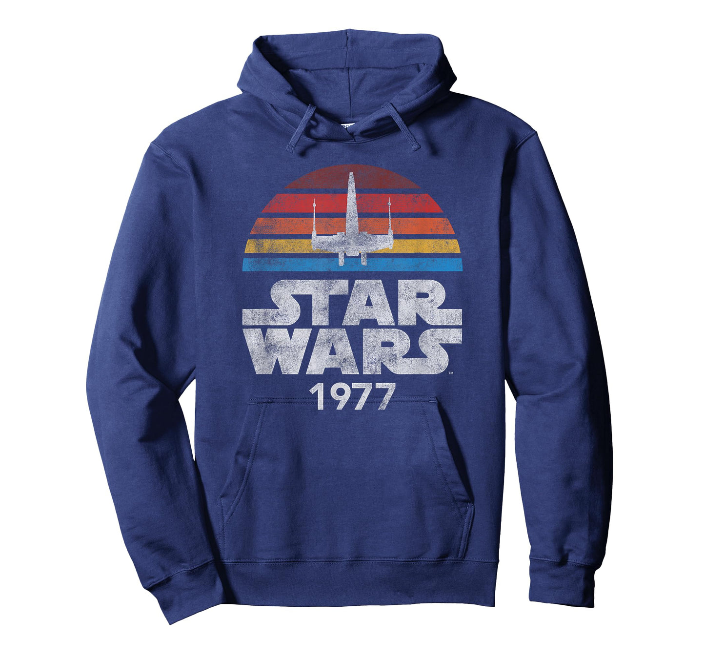 Star Wars X-Wing Rainbow Sun Silhouette T-Shirt