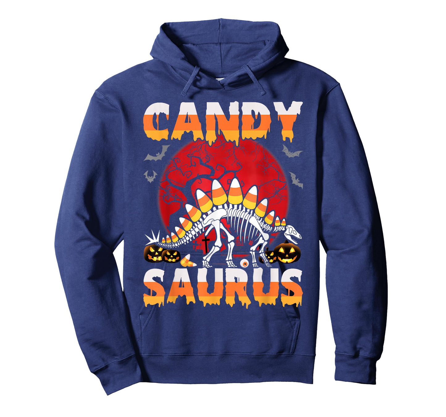 Funny Candysaurus Candy Corn Toddler Kid Dinosaur Halloween T-Shirt