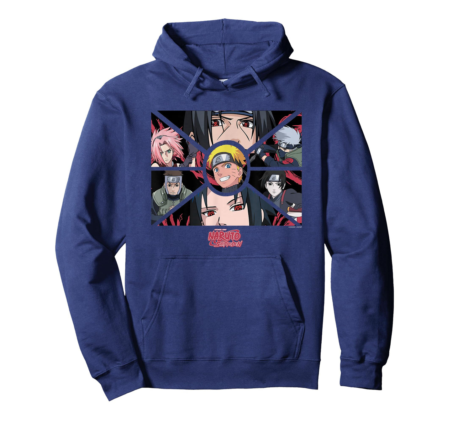 Naruto Shippuden Group Panels Anime T-Shirt