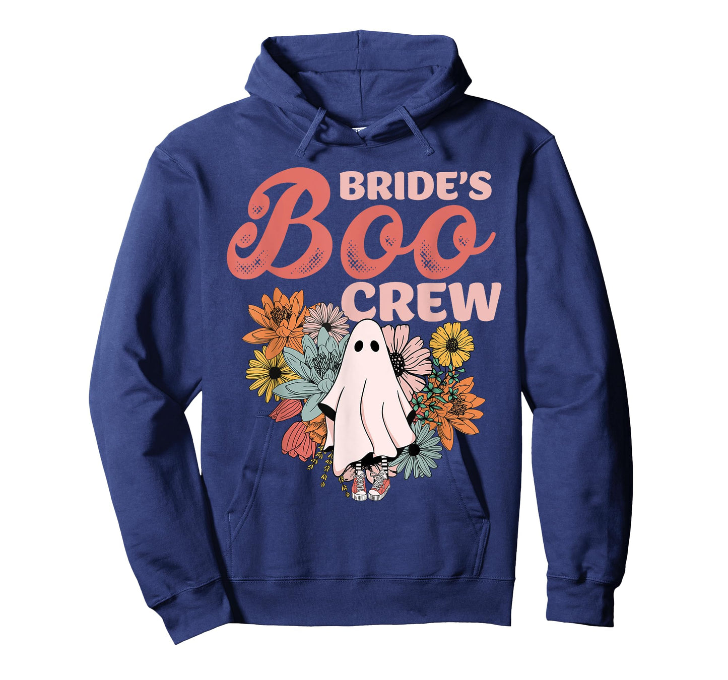 Bride's Boo Crew Floral Ghost Wedding Bachelorette Halloween T-Shirt