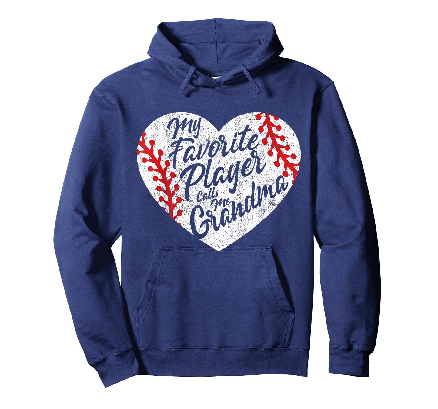 My Favorite Player Calls Me Grandma Baseball Heart Women's T-Shirt