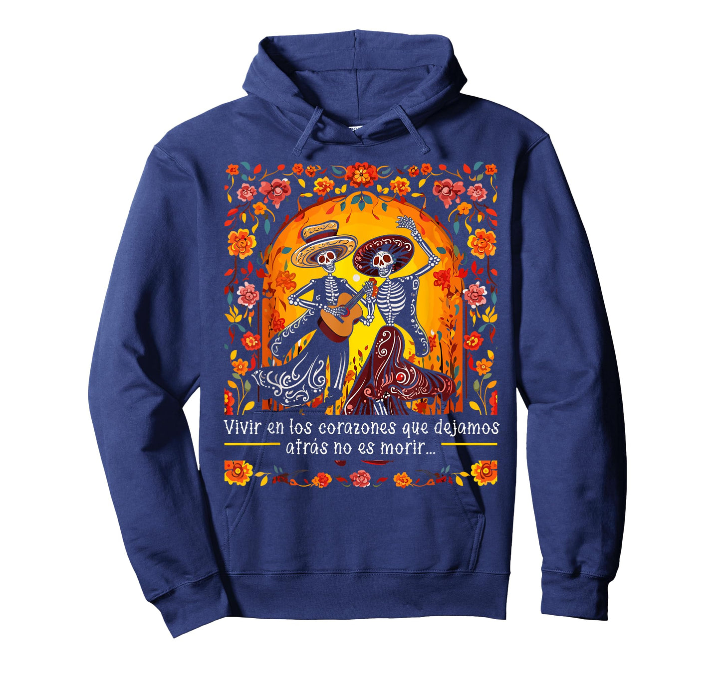 Dia De Los Muertos Sugar Skull Skeleton Mexican Holiday T-Shirt