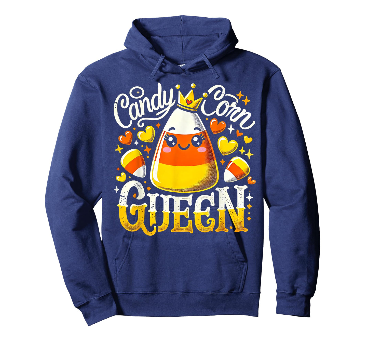 Candy Corn Queen Halloween Party Cute Costume Funny T-Shirt
